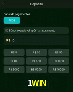 deposits 1WIN